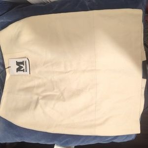 Nwt missoni cream wool and cashmere skirt